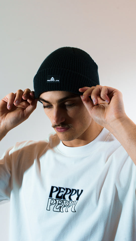 Classic Black Beanie