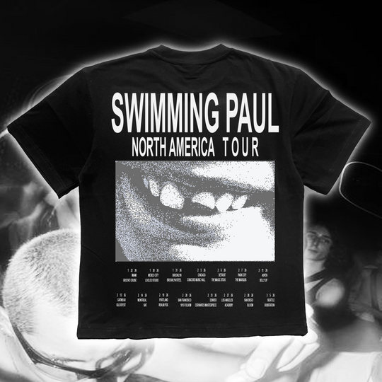 Black Swimming Paul T-shirt