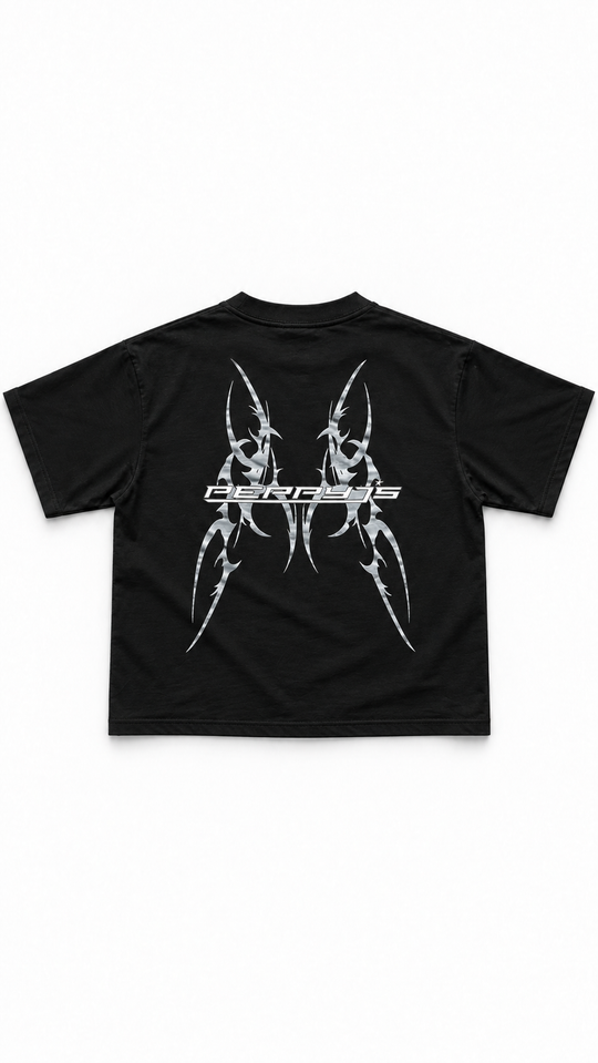 Black Boxy Cybersigilism Tee