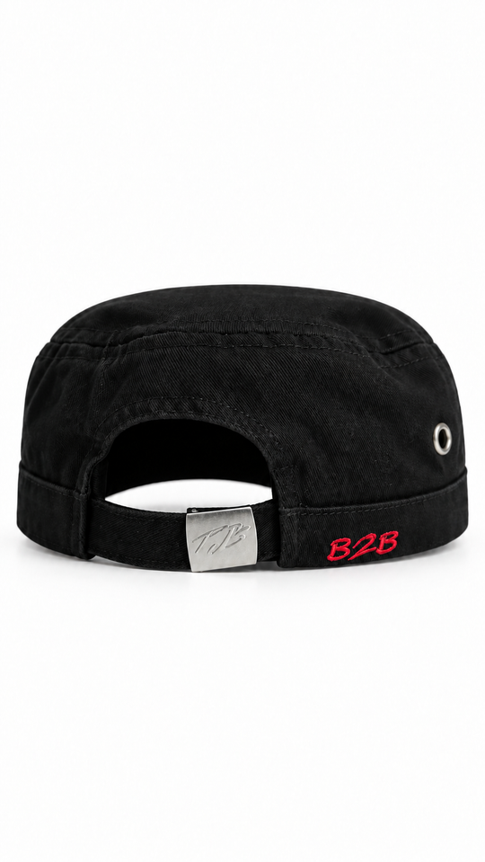 Black Cherry Military Cap