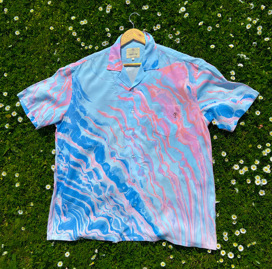 UNDULATING WAVES PEPPY SHIRT