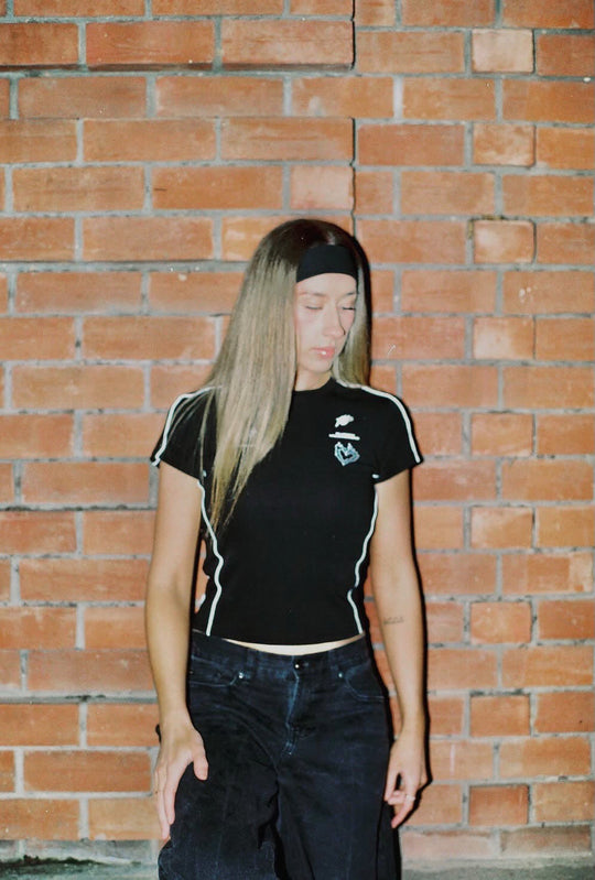 Strip Baby Tee