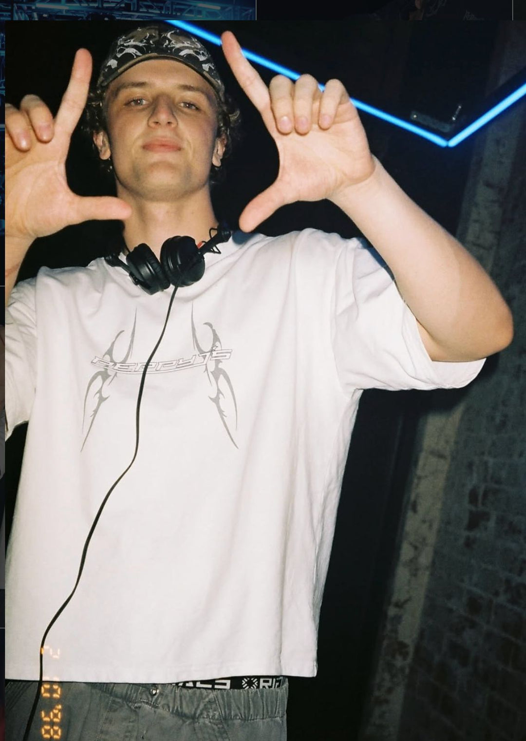 White Boxy Cybercigilism Tee