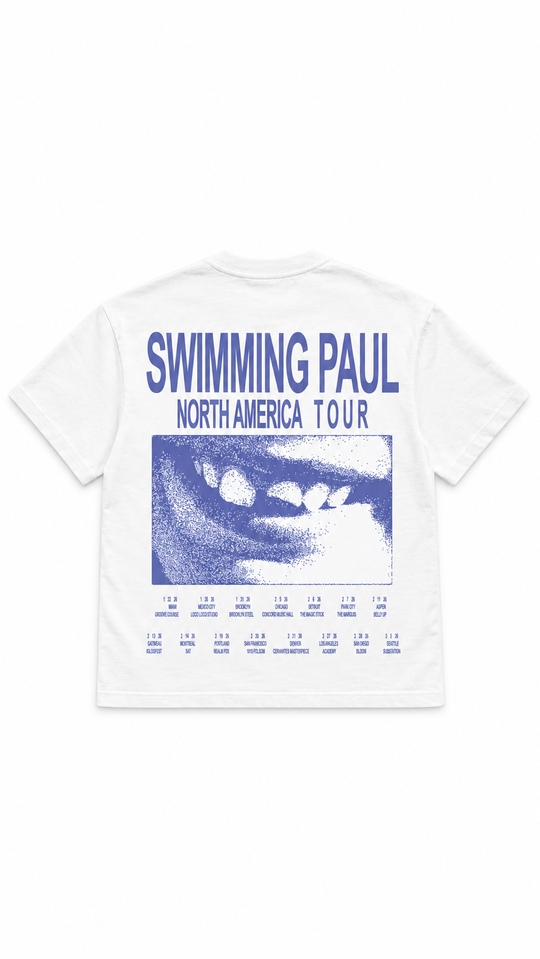 White Swimming Paul T-shirt