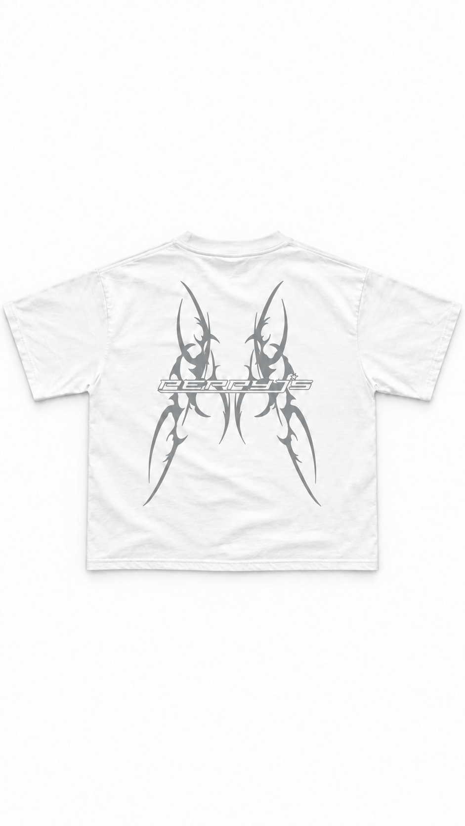 White Boxy Cybercigilism Tee