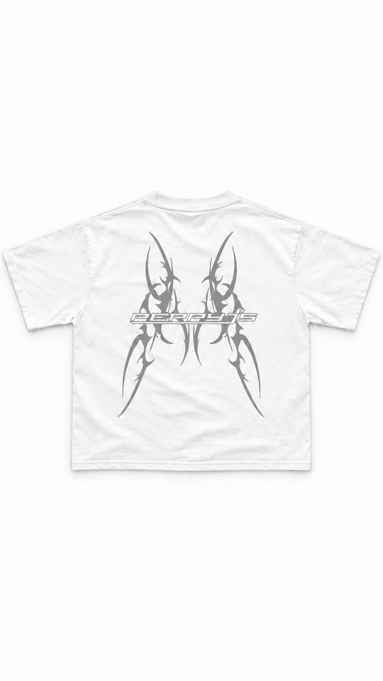 White Boxy Cybercigilism Tee