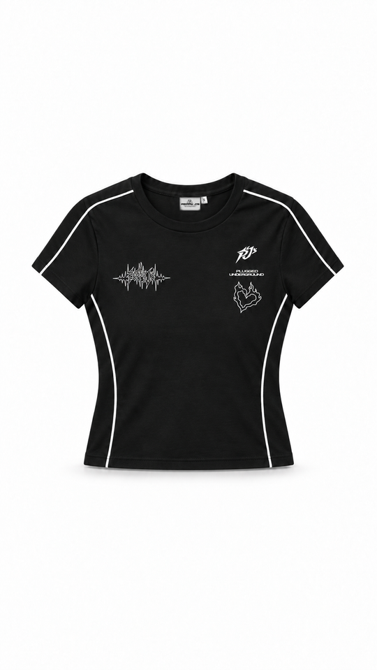Strip Baby Tee