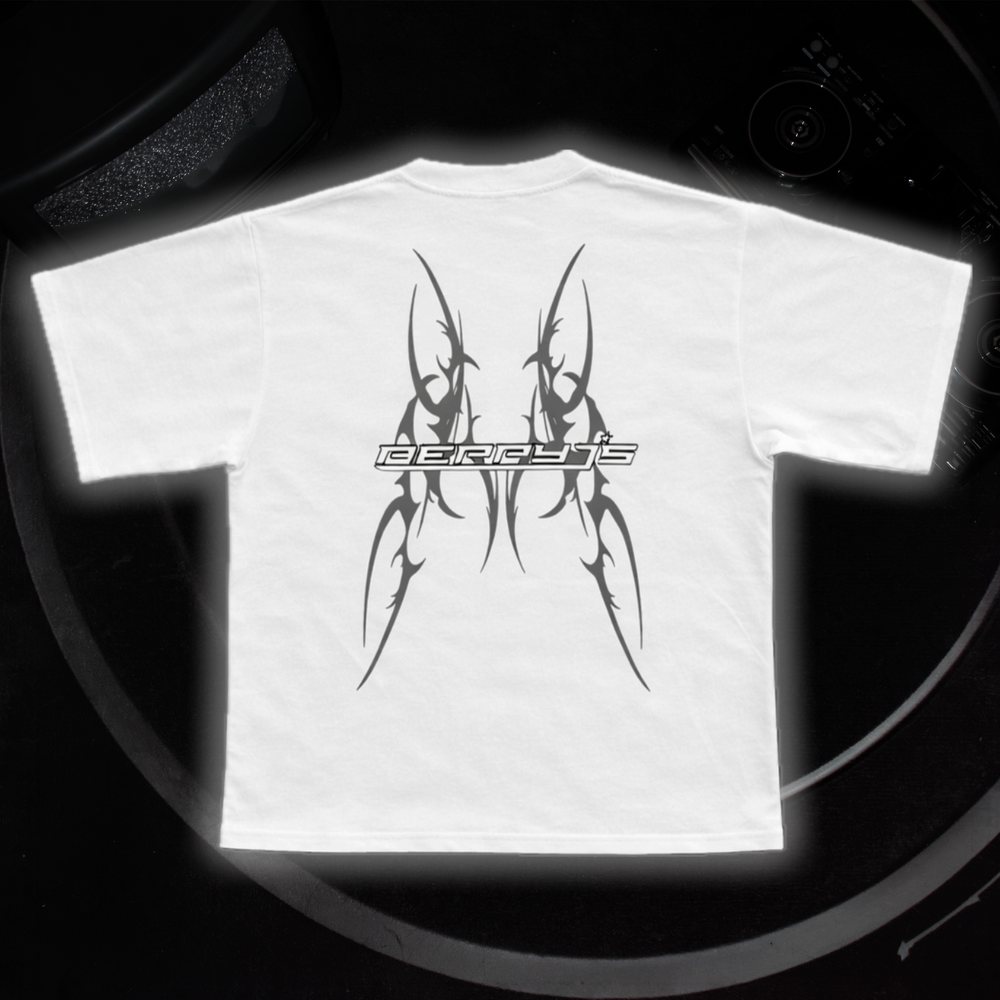 White Boxy Cybercigilism Tee
