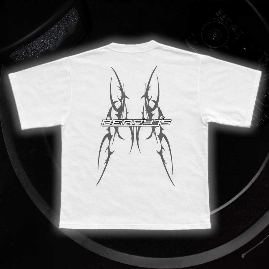 White Boxy Cybercigilism Tee